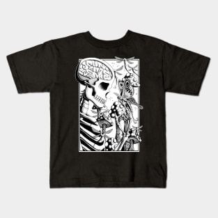 Morbid Curiosity (white) Kids T-Shirt